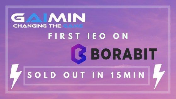 Gaimin(GRMX) Borait 上的 IEO 在 15 分钟内售罄。