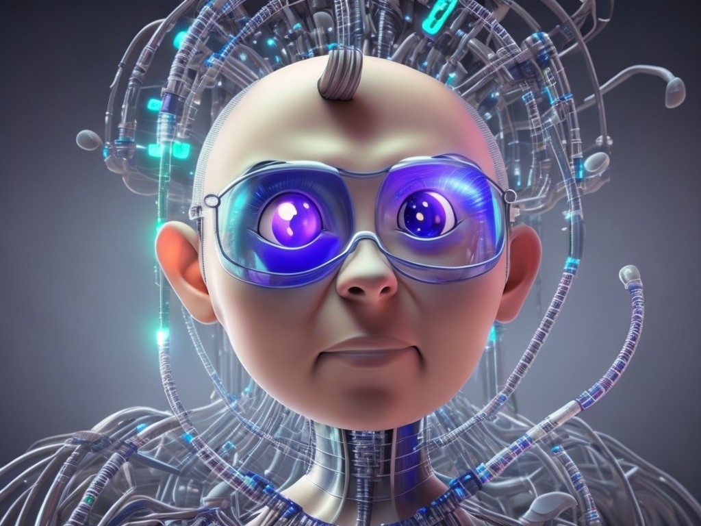 Leonardo Creative An Artificial Intelligence Humanoid Smirks O 0