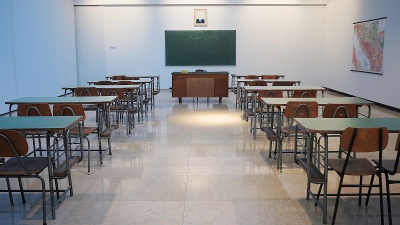 school classroom empty