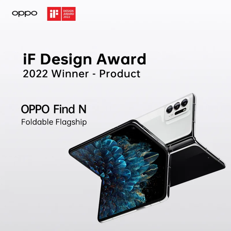OPPO Find N 斩获2022 年iF设计大奖