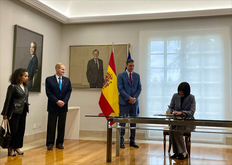 Spain Artemis Accords Signing